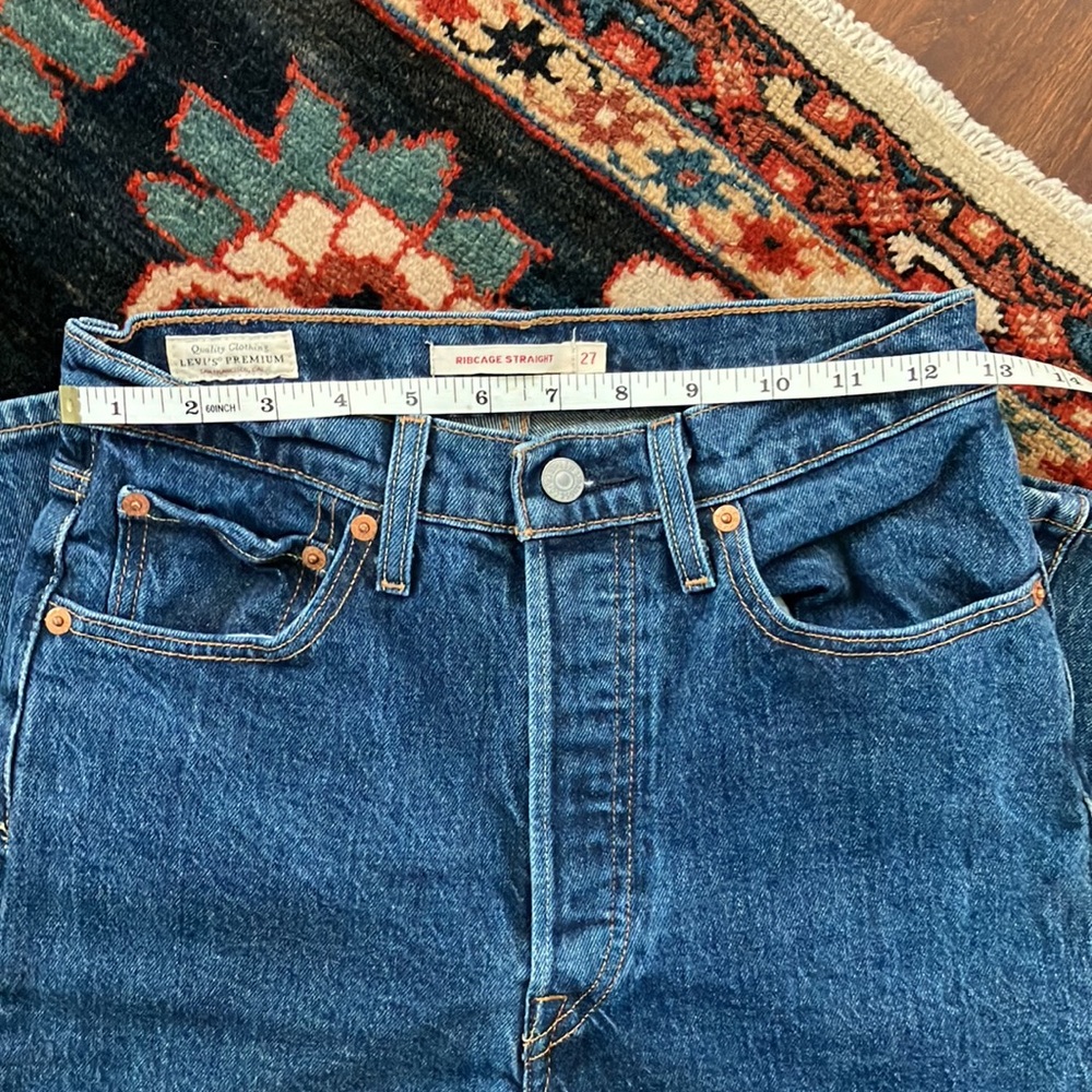 Levi’s ribcage straight super high rise, size 27 - Picture 4 of 6